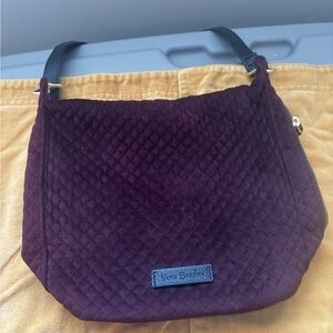 Vera Bradley Deep Purple Quilted Shoulder Bag
